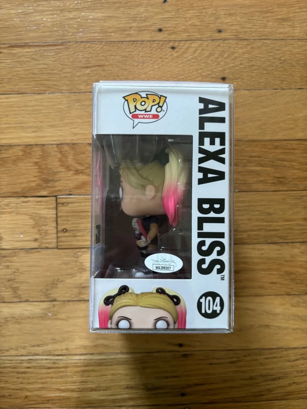 Funko Pop! WWE Alexa Bliss #104 - Pink & Blonde Hair Autographed - Picture 2 of 4